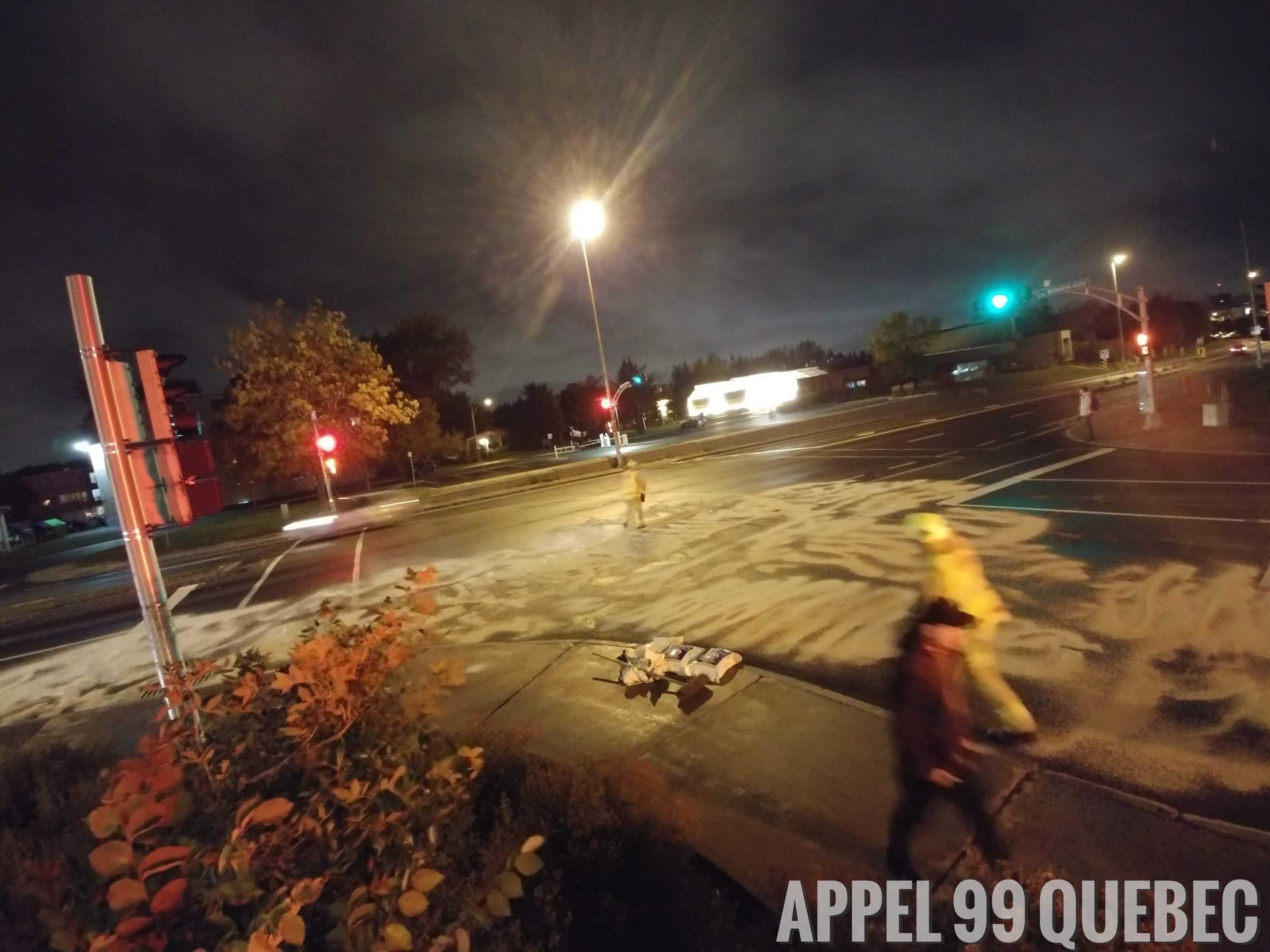 Vérification Incendie intersection Hochelaga & Bernardins Morin