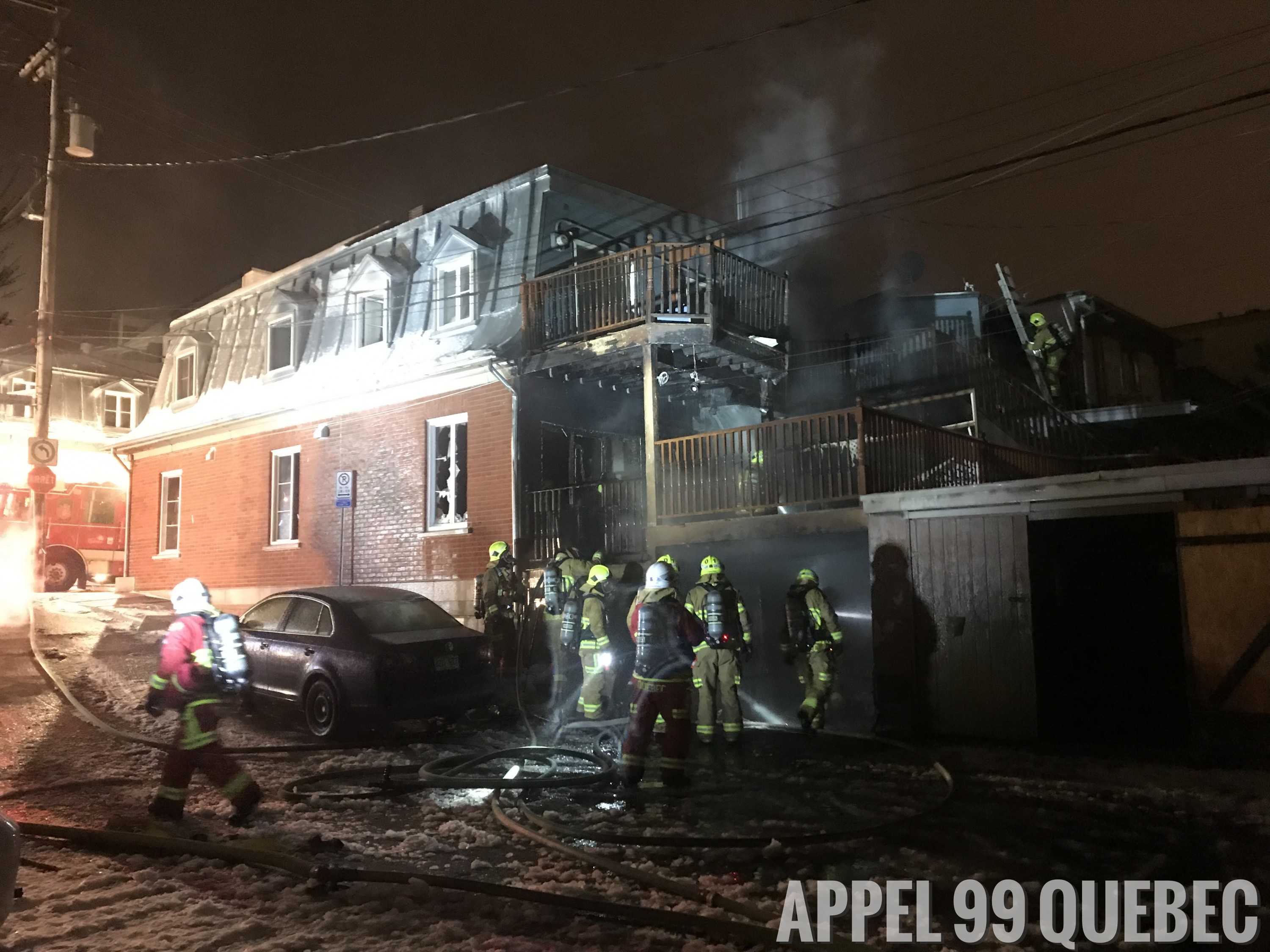 3e alarme au 398 Rue Lavigueur 