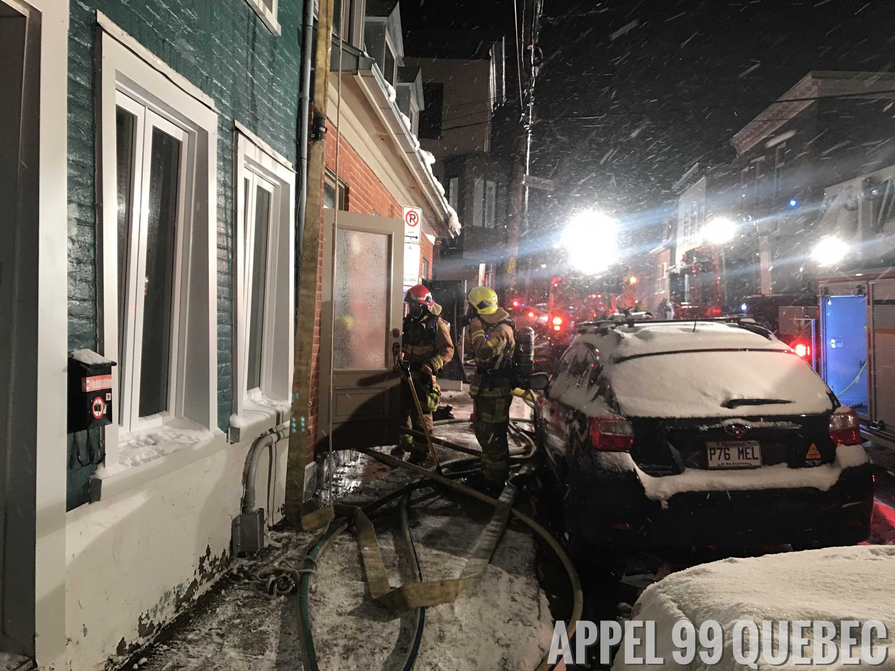 3e alarme au 398 Rue Lavigueur 